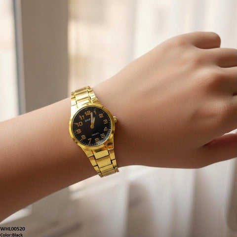 WHL00520 IWA Round Number's Dial Women's Watch - WHL