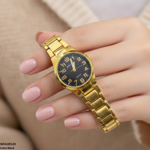 WHL00520 IWA Round Number's Dial Women's Watch - WHL