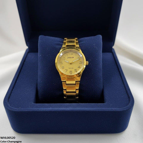 WHL00520 IWA Round Number's Dial Women's Watch - WHL