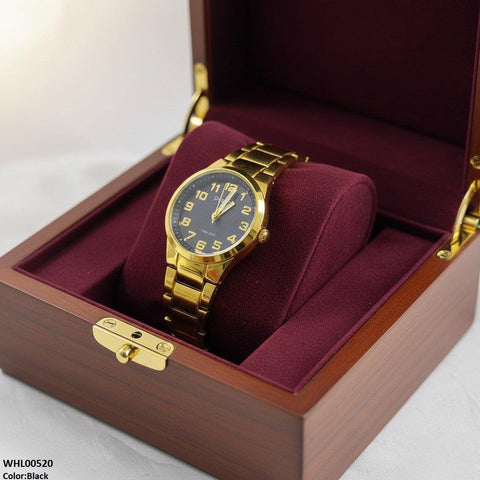 WHL00520 IWA Round Number's Dial Women's Watch - WHL