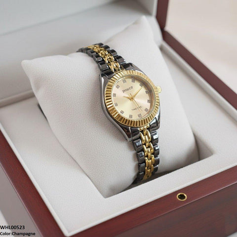 WHL00523 IWA Round Black Chain Women's Watch - WHL