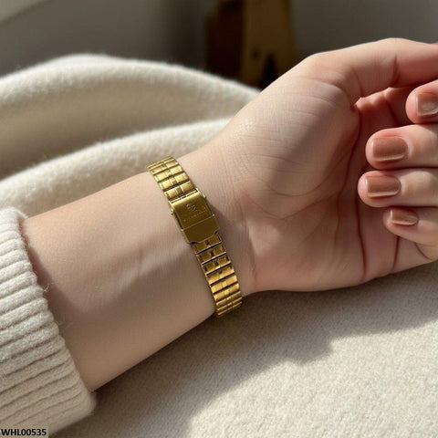 WHL00535 IWA Rectangle Blue Dial Women's Watch - WHL