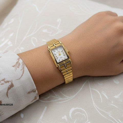 WHL00528 IWA Rectangle Bezel Women's Watch - WHL