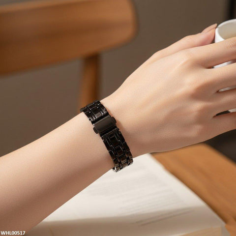 WHL00517 IWA Round Dial Stone Women's Watch - WHL