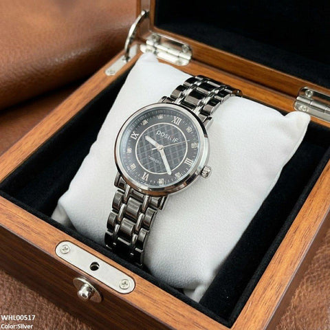 WHL00517 IWA Round Dial Stone Women's Watch - WHL