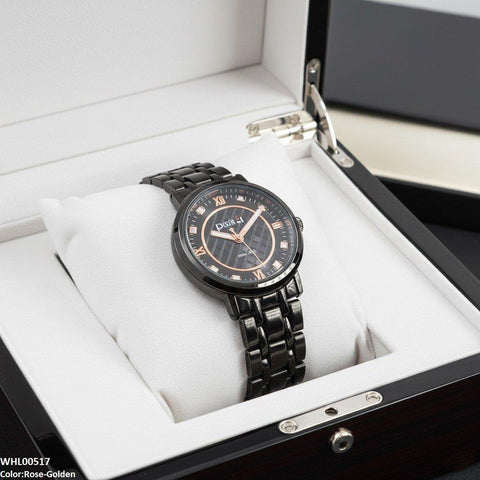 WHL00517 IWA Round Dial Stone Women's Watch - WHL