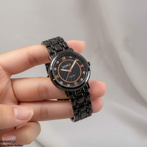 WHL00517 IWA Round Dial Stone Women's Watch - WHL