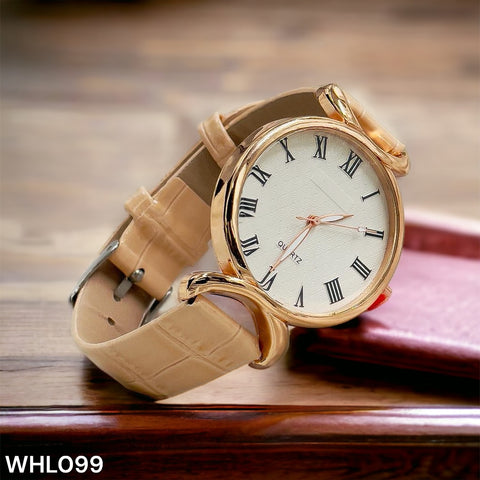 WHL099 HET Leather Strap Quartz Watch - WHL