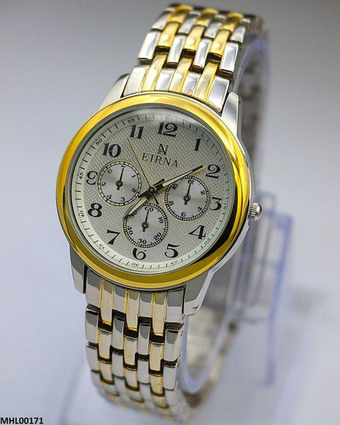 MHL00171 IWA Round Analog Dial Men's Watch - MHL