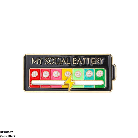 BRHH067 QWN Smile Battery Broach - BRHH