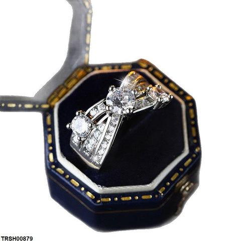 TRSH00879 KYC CrossOver Stone ZIRCON Ring - TRSH