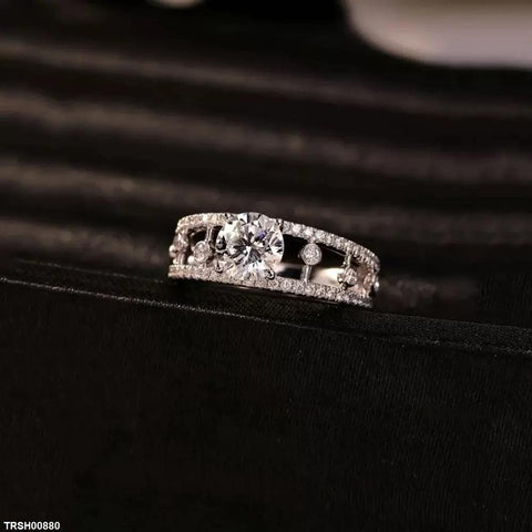 TRSH00880 KYC Solitaire Stone ZIRCON Ring - TRSH