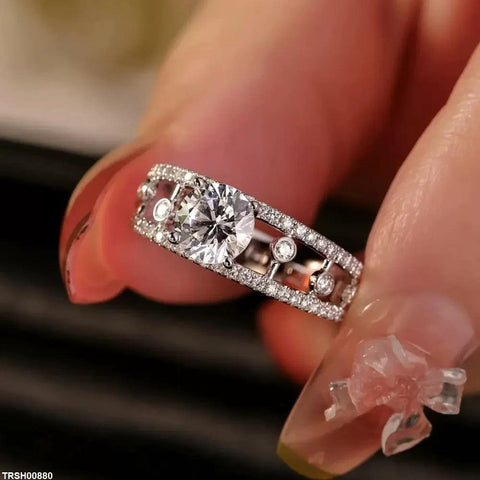 TRSH00880 KYC Solitaire Stone ZIRCON Ring - TRSH