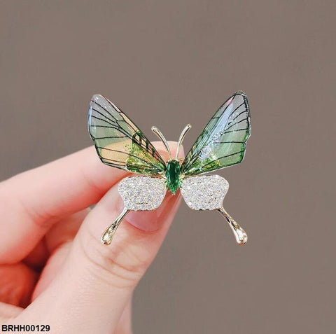 BRHH00129 XST Butterfly Zircon Broach - BRHH
