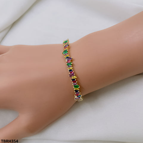 TBRH354 BYJ Baguette Girl Small Hand Cuff (1.3 Inch) - TBRH