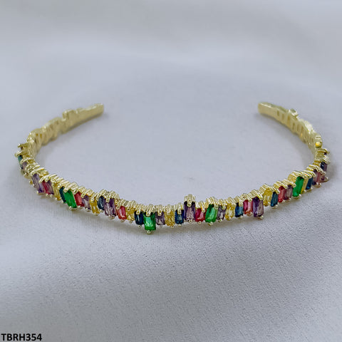 TBRH354 BYJ Baguette Girl Small Hand Cuff (1.3 Inch) - TBRH