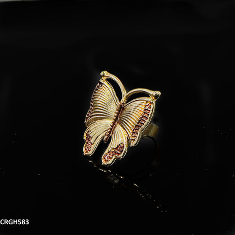 CRGH583 SDQ  Butterfly Ring - CRGH