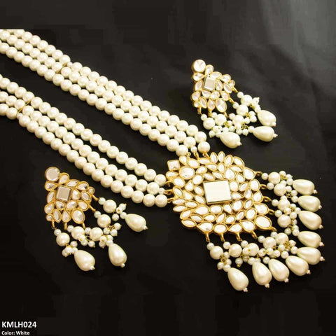 KMLH024 SDQ Kundan Maala Set - KMLH