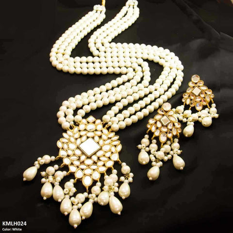 KMLH024 SDQ Kundan Maala Set - KMLH