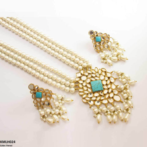 KMLH024 SDQ Kundan Maala Set - KMLH