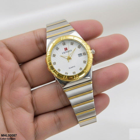 MHL00087 IWA Round Two Tone Men's Watch - MHL