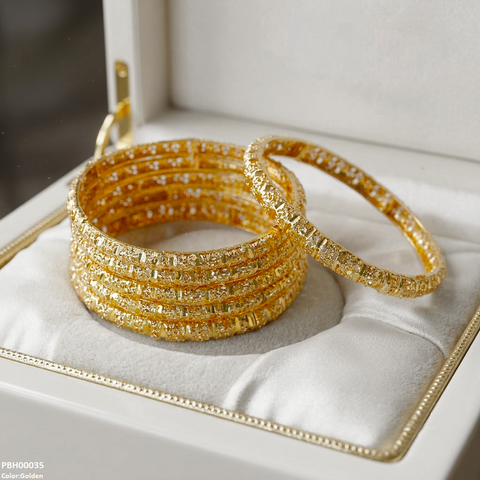 PBH00035 AZM Cut Shimmer Bangles - PBH