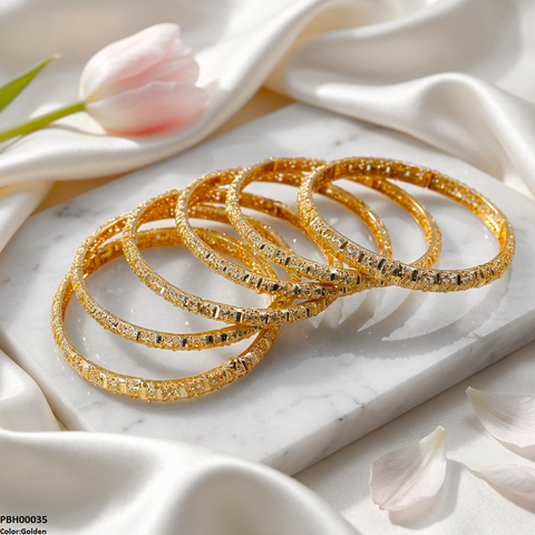 PBH00035 AZM Cut Shimmer Bangles - PBH