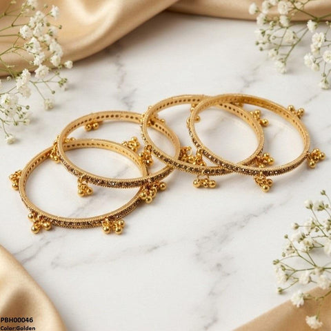 PBH00046 AZM Pearl Drop Kashmiri Bangles Set - PBH