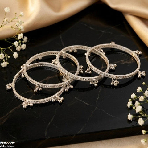 PBH00046 AZM Pearl Drop Kashmiri Bangles Set - PBH