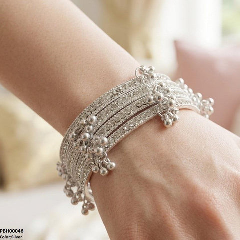 PBH00046 AZM Pearl Drop Kashmiri Bangles Set - PBH