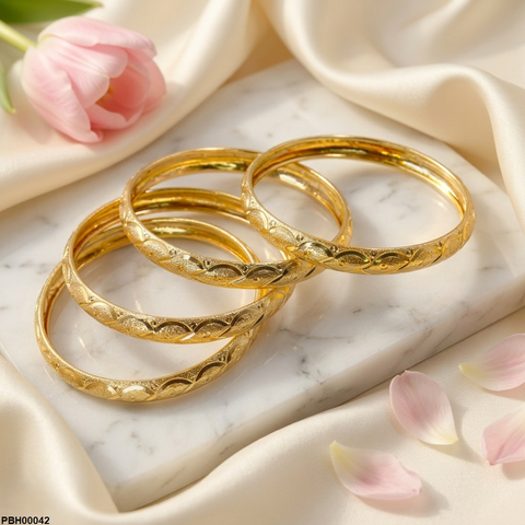 PBH00042  FRN Vine Partten Bangles - PBRH