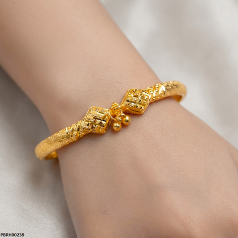 PBRH00239 MZM Round Drop Bangles Set - PBRH