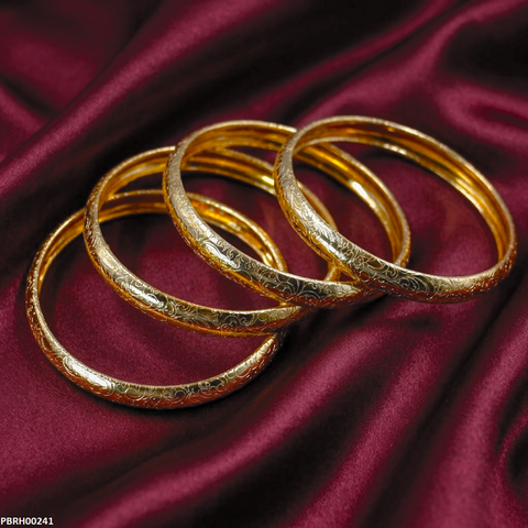 PBRH00241  FRN Flower Design Bangles Set - PBRH