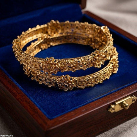 PBRH00266  MZM Flower Bangles Set - PBRH