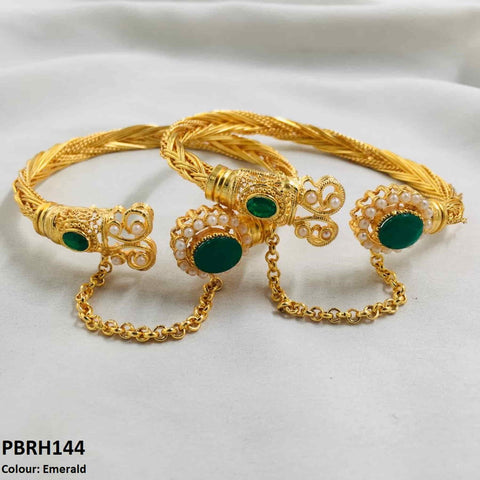 PBRH144 ASM Beza Hand Bangles Pair - PBRH