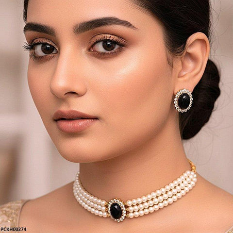 PCKH00274 SDQ Beiza Choker Set - PCKH