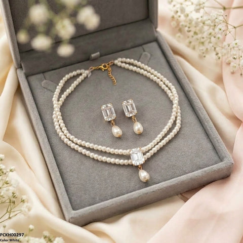 PCKH00297 ABD  Rectangle  Choker Set - PCKH