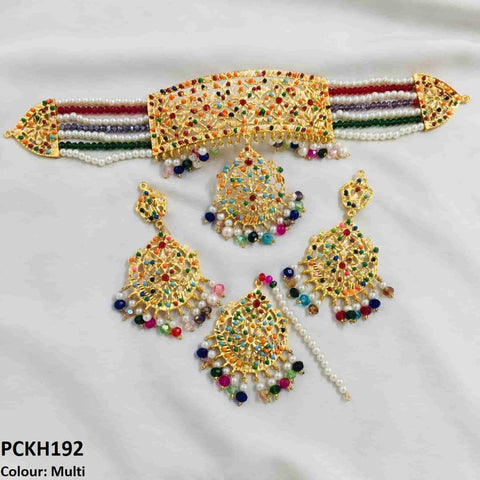 PCKH192 ASM Flower Chokar Set - PCKH