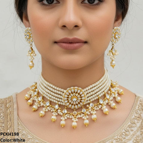 PCKH198 SDQ Tear Flower Choker Set - PCKH