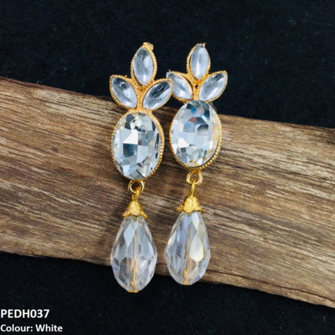 PEDH037 SDQ Drop Earrings Pair - PEDH