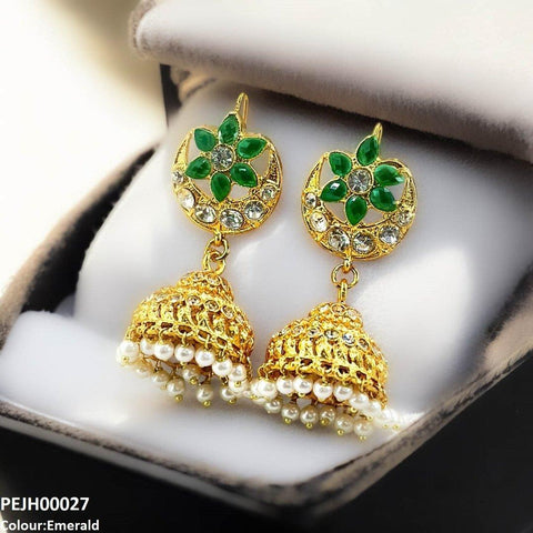 PEJH00027 FRN Moon Star Jhumki Drop - PEJH