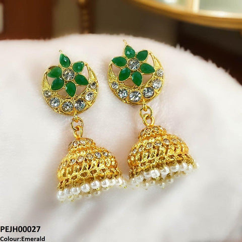 PEJH00027 FRN Moon Star Jhumki Drop - PEJH