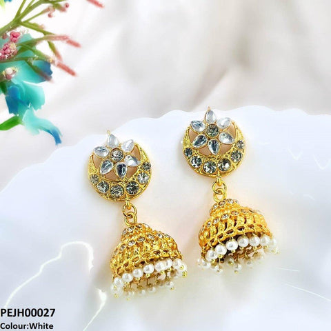 PEJH00027 FRN Moon Star Jhumki Drop - PEJH