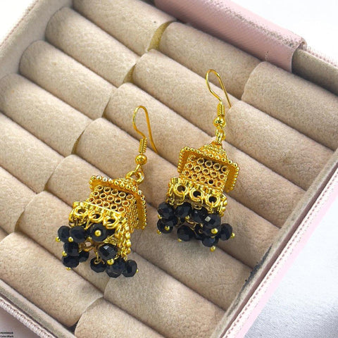 PEJH00028 FRN Traditional Square Jhumki - PEJH