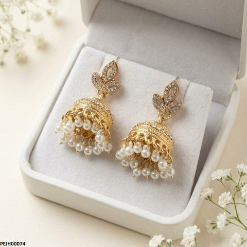 PEJH00074 MZM Marquise Jhumki Drop - PEJH