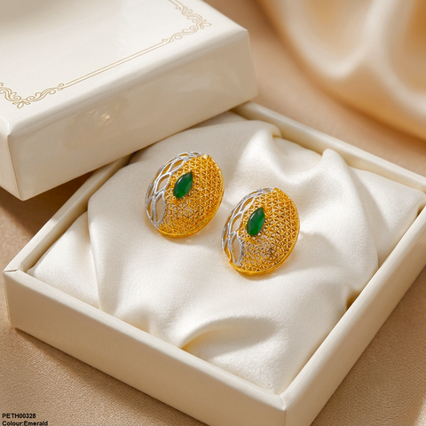 PETH00328 FRN Oval Marquise Tops Pair - PETH