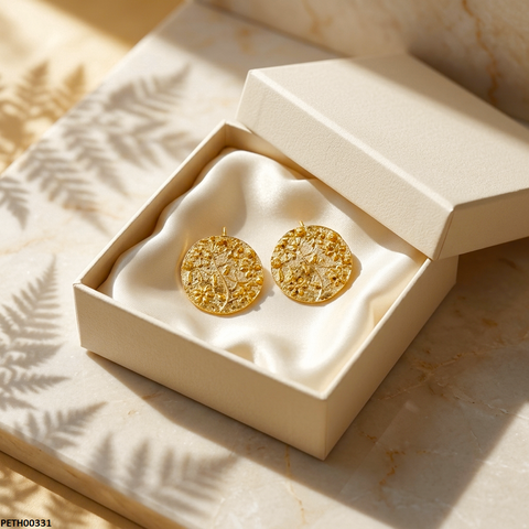 PETH00331 FRN Round Coin Tops Pair - PETH