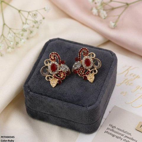 PETH00345 ABD  Oval/Leaf Tops Pair - PETH