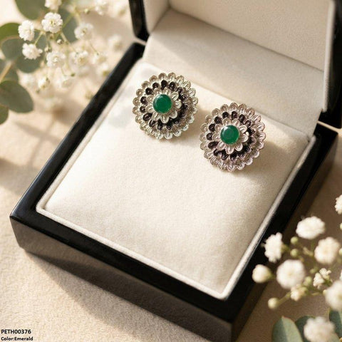 PETH00376 ABD Round Flower Tops Pair - PETH