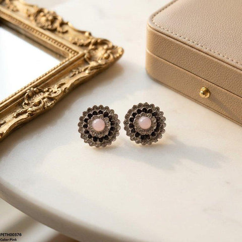 PETH00376 ABD Round Flower Tops Pair - PETH